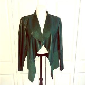 New Dressbarn Green Top Wrap Top Jacket 2XL